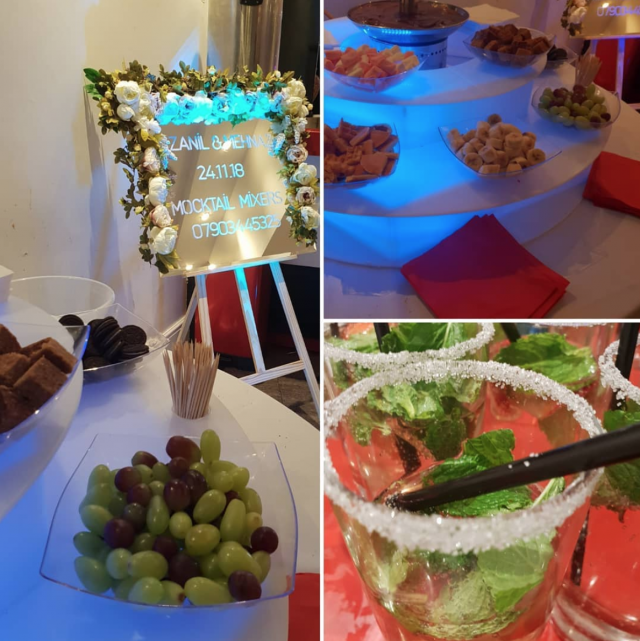 example of Mocktail Mixers work on Shaadi Services